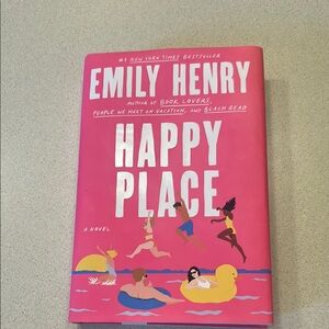 Happy Place by Emily Henry - Pink Cover